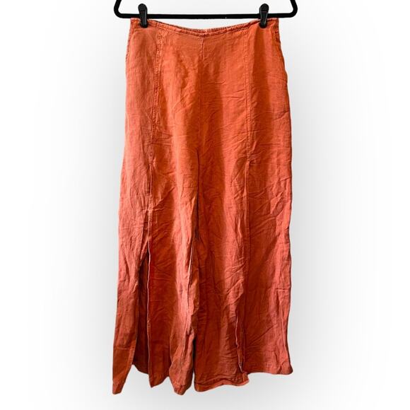 Young Fabulous & Broke YFB NWT Split Leg Cove Pant Size Medium M Orange - Picture 2 of 12